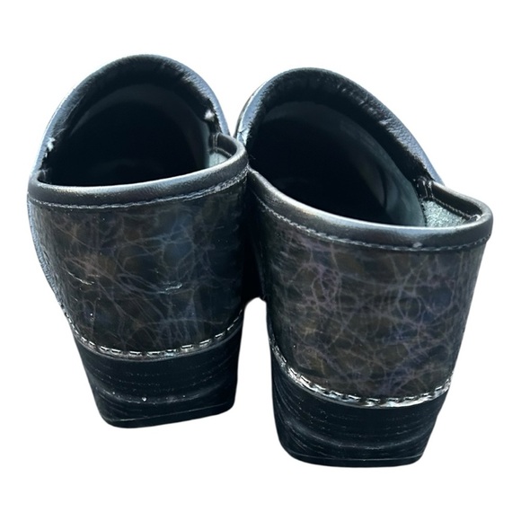 Dansko Professional Lightning Patent Leather Metallic Clogs Women's Size 38 - Picture 4 of 6